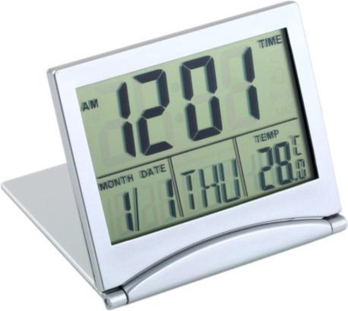 Monteur Complex Berg Digitale Klok Kalender - Compacte Alarmklok met Kalender en Temperatuur  meter voor... | bol.com
