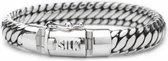 SILK Jewellery - Zilveren Armband - Bold - 371.22 - Maat 22