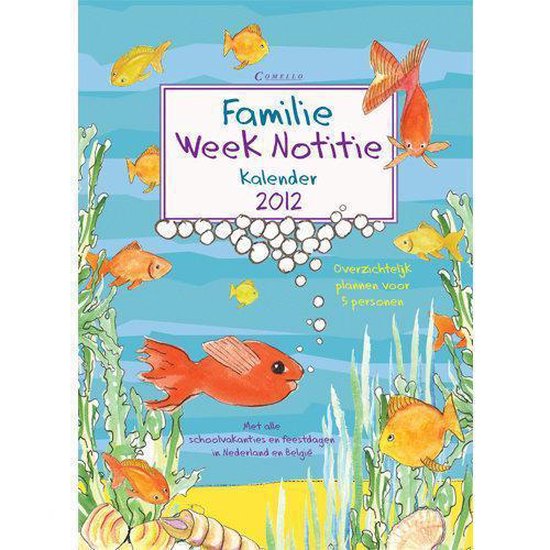 Cover van het boek 'Familie Week Notitiekalender (vissen) 2012'