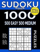 Sudoku Book 1,000 Puzzles, 500 Easy and 500 Medium