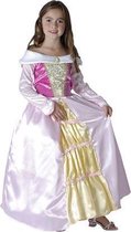 Prinsessen jurk voor meisjes roze 128 - 6-8 jr
