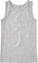 Little Label - tank top - grey melee - maat: 110/116 - bio-katoen