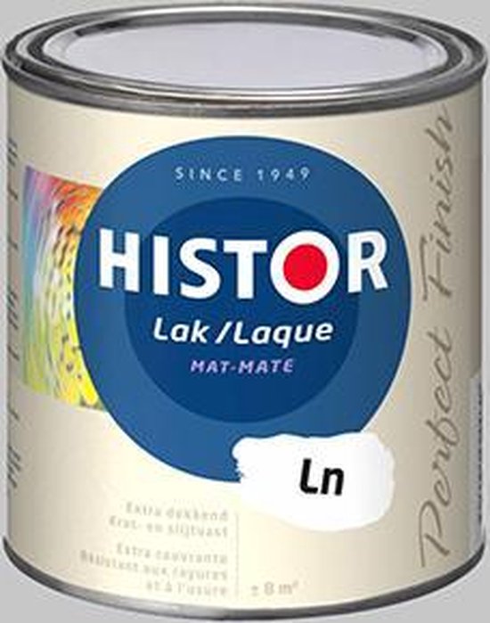 Histor Perfect Finish Mat Lak Alkyd RAL7024 Grafietgrijs 2,5 Liter | bol.com