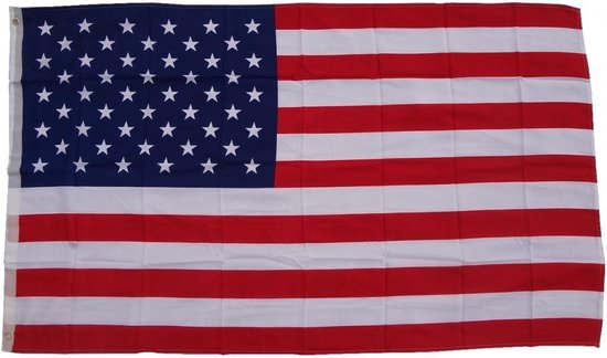 mozaïek Doe alles met mijn kracht dam Amerikaanse Vlag groot formaat 250 x 150 cm | XXL USA Stormvlag | bol.com