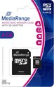 SD Micro SD Card 4GB MediaRange SD CL.10 inkl. Adapter