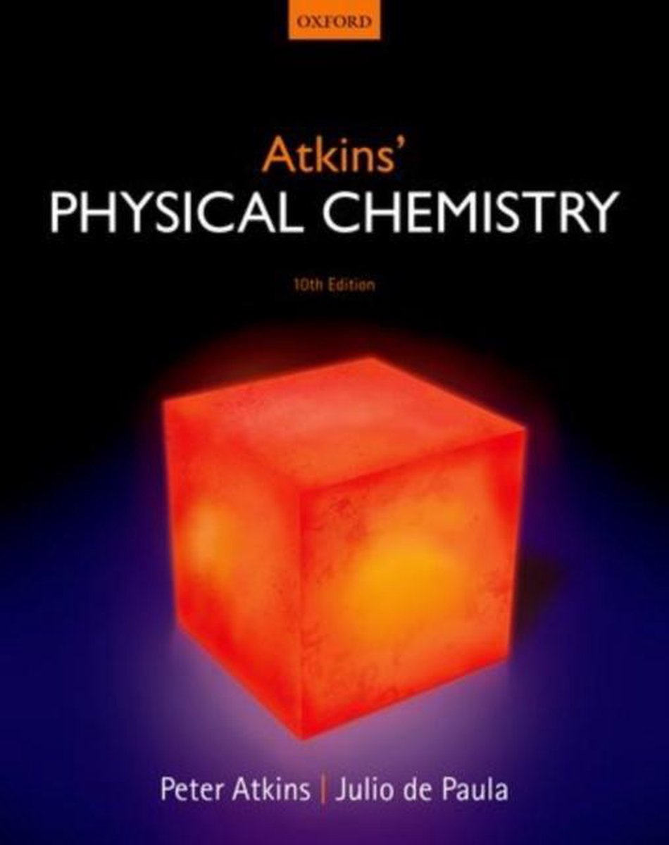 Omslag van Atkins Physical Chemistry 10 E