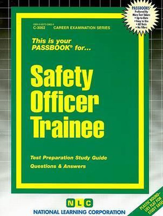 Safety Officer Trainee, National Learning Corporation 9780837330624