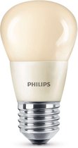 Philips LED Kogel 4W (15W) E27 flame dimbaar - 4 stuks!