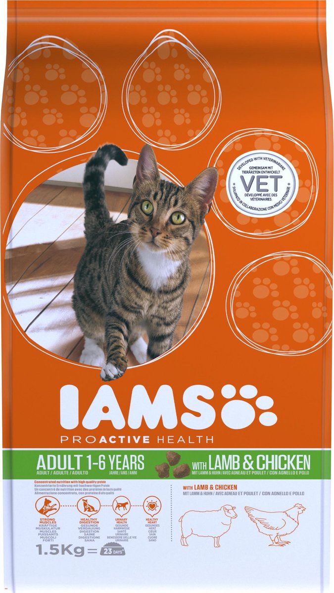Iams Cat Adult - Lamb - 1,5 kg