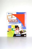 Pinwall Rood, zelfklevende kurken prikbordtegel (1)