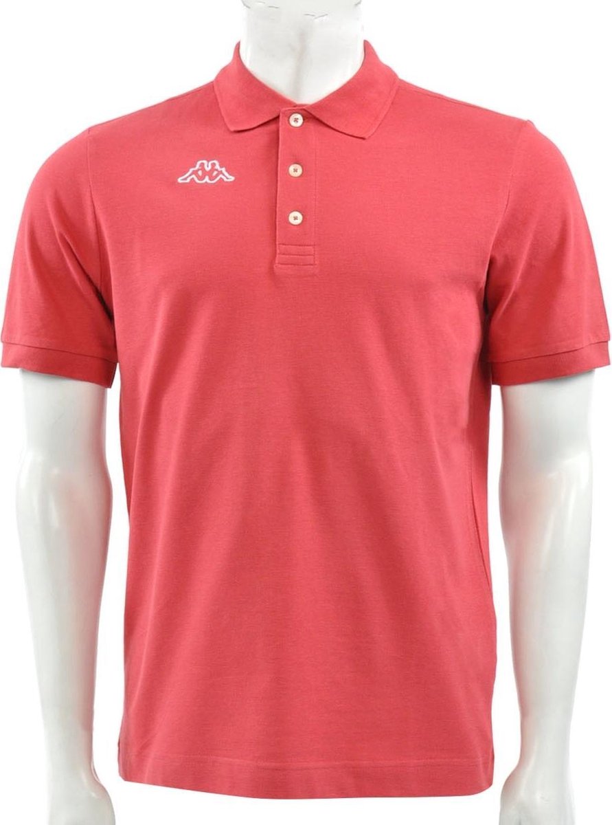 Kappa Logo Life MSS Rode Polo M Rood