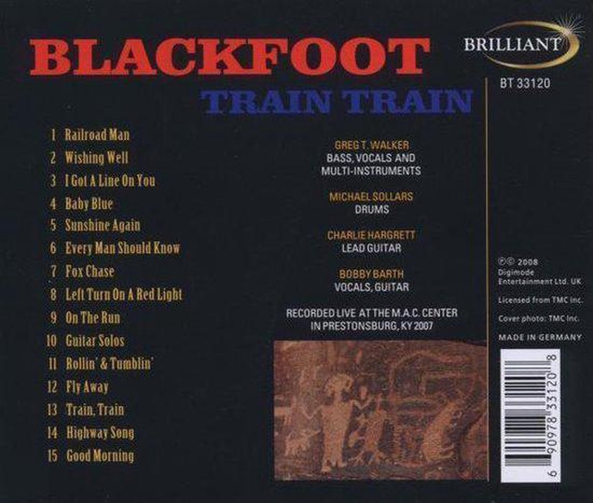 Train Train Southern Rock's Best Live, Blackfoot CD (album) Muziek