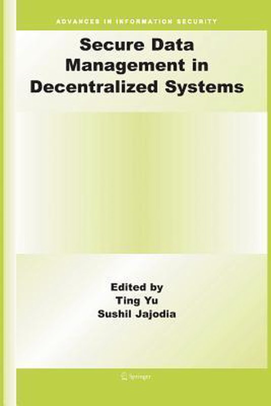 Secure Data Management in Decentralized Systems - cover