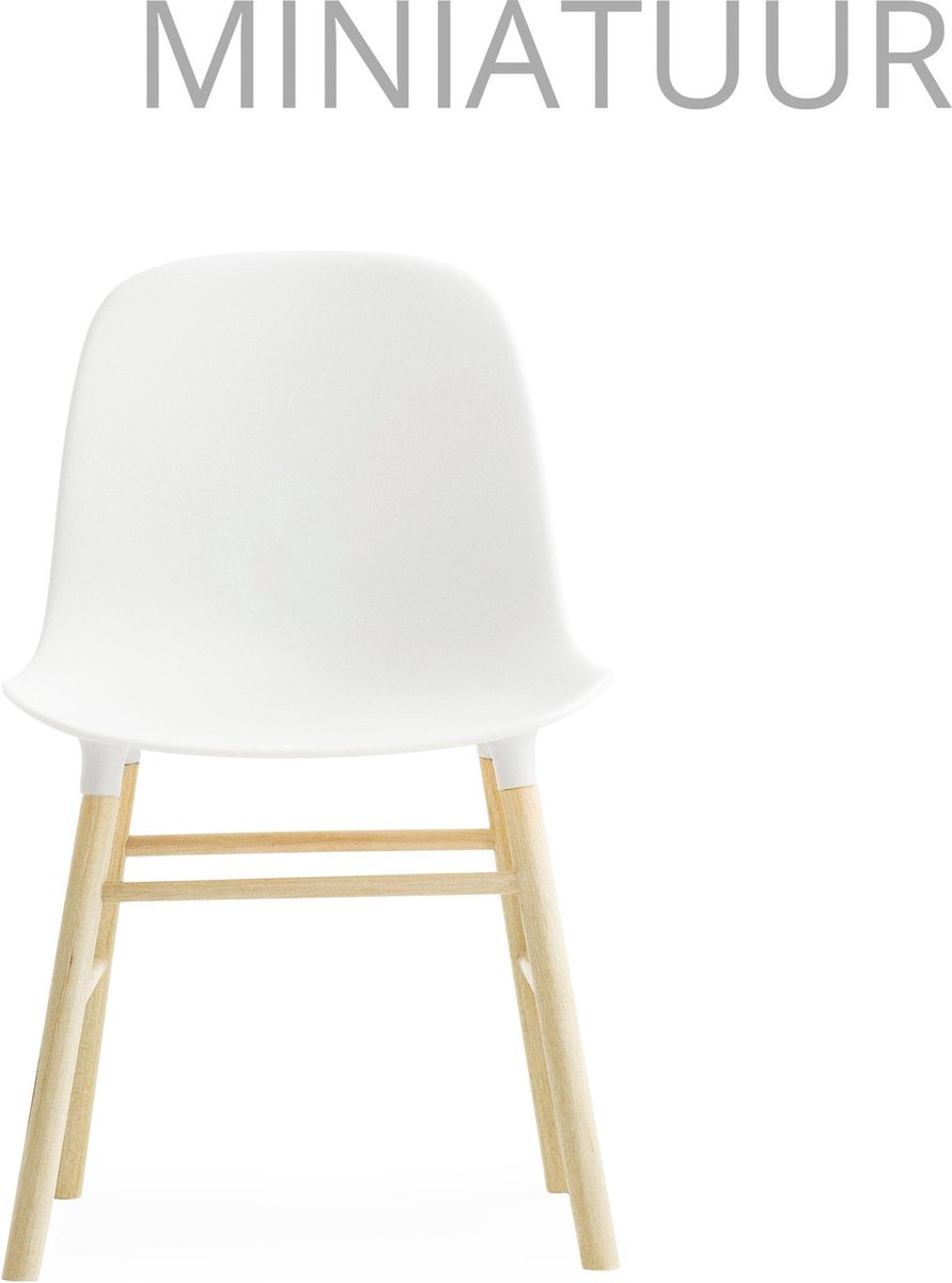 Form Chair Miniatuur Wit