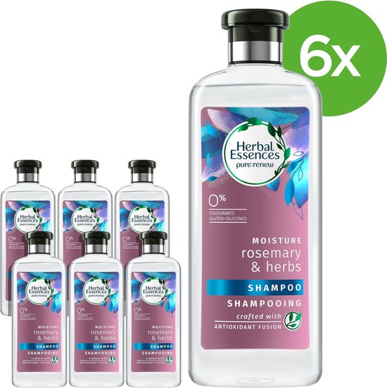 Herbal Essences Rosemary and Herbs Voordeelverpakking 6x400ml