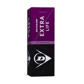 Dunlop Extra Life Tennisballen - drukloos  - 3 stuks - geel