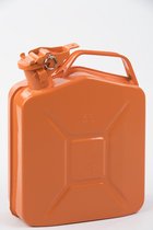 Minalco benzine - Jerrycan - metaal 5 Ltr - UN goedgekeurd - Oranje