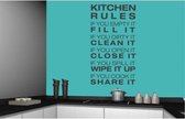Kitchen Rules - Muursticker