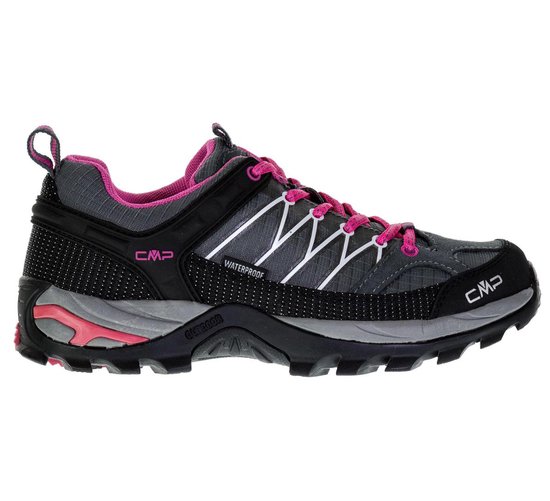 CMP Rigel Low Wandelschoenen - Maat 41 - Vrouwen - grijs/zwart/roze