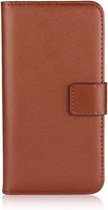 Shop4 - iPhone X Hoesje - Wallet Case Business Bruin