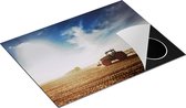 Chefcare Inductie Beschermer Tractor op het Veld - Trekker - 71x52 cm - Afdekplaat Inductie - Kookplaat Beschermer - Inductie Mat