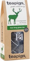 teapigs Thé vert Mao Feng - 15 sachets de thé (paquet de 6)