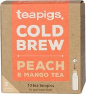 teapigs Peach & Mango - Cold Brew 10 sachets de thé (6 pack - 60 sachets de thé)