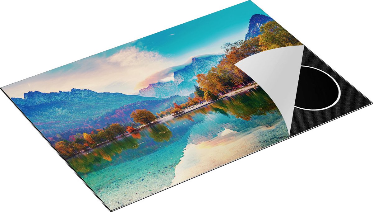 Chefcare Inductie Beschermer Meer - 75x55 cm - Afdekplaat Inductie - Kookplaat Beschermer - Inductie Mat