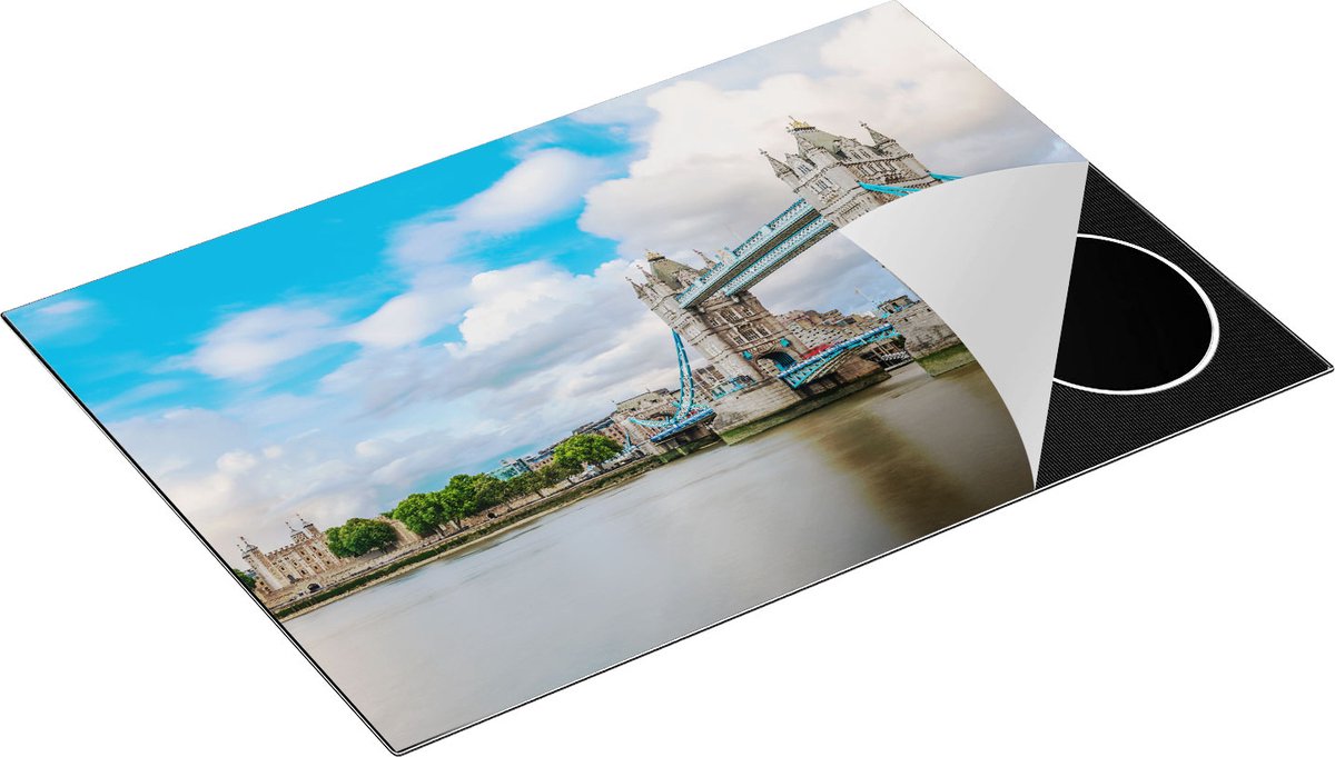 Chefcare Inductie Beschermer Tower Bridge in Londen - 75x55 cm - Afdekplaat Inductie - Kookplaat Beschermer - Inductie Mat