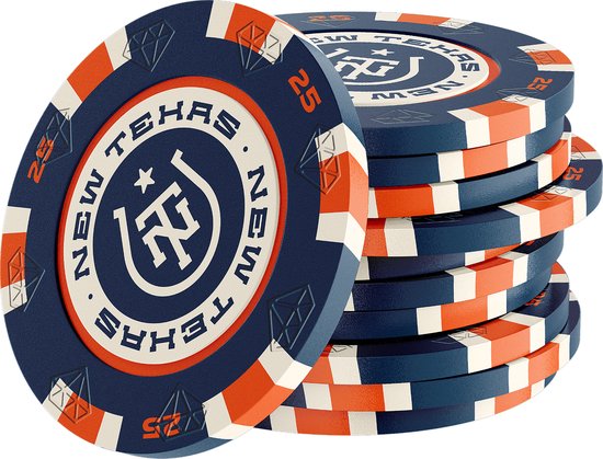 Afbeelding van het spel New Texas - Poker Chip - The Bronco (25 pieces)