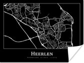 Poster Stadskaart - Heerlen - Kaart - Plattegrond - 120x90 cm