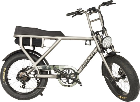 Knaap Bikes AMS Spacegrey Edition - Elektrische fatbike - Motor 36V, 250W - Accu 36V 21Ah (756Wh)