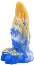 Kiotos Monstar - Dildo Beast 36 - 20 x 7 cm - Goud/Blauw