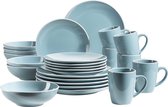 Services de table de Luxe - set de service 6 personnes - set de table - assiettes, bols, mugs - durable - qualité premium