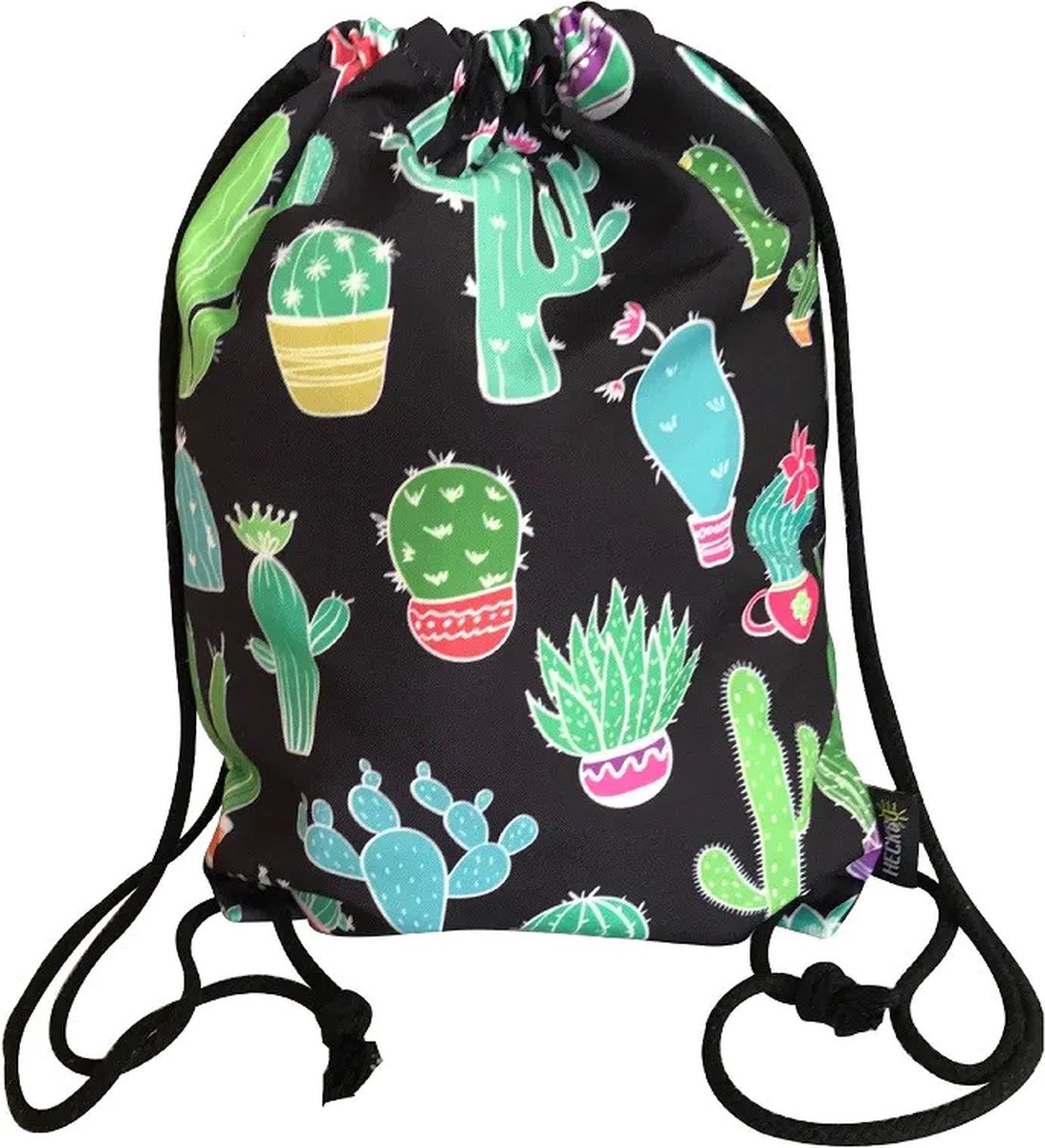 Gymtas - Zwemtas - Turnzak - Zwemtas - Cactus - Heckbo - 32X40cm