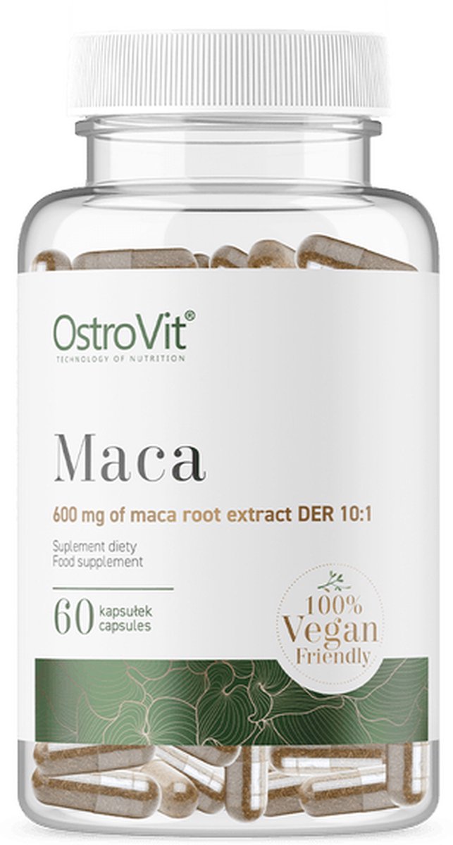 Goedkoopste Maca - Superfood - Macawortelextract - Maca Supplements - Vegan 60 vcaps - OstroVit