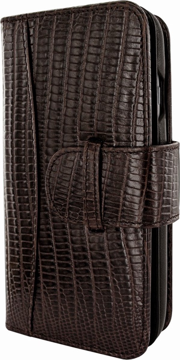 Piel Frama iPhone 7 WalletMagnum Lizard Brown