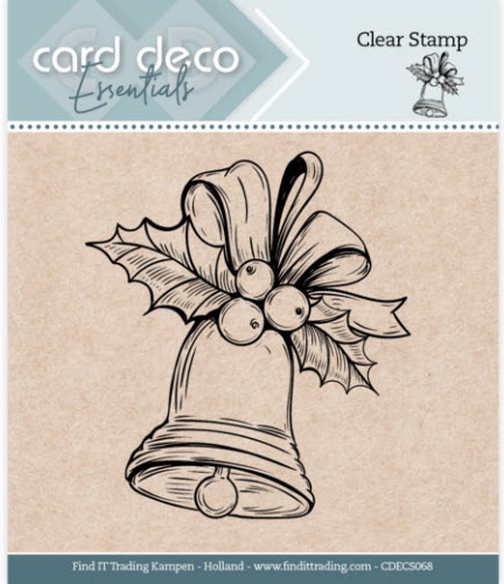 Card Deco Essentials - Clear Stamps - Christmas Bell