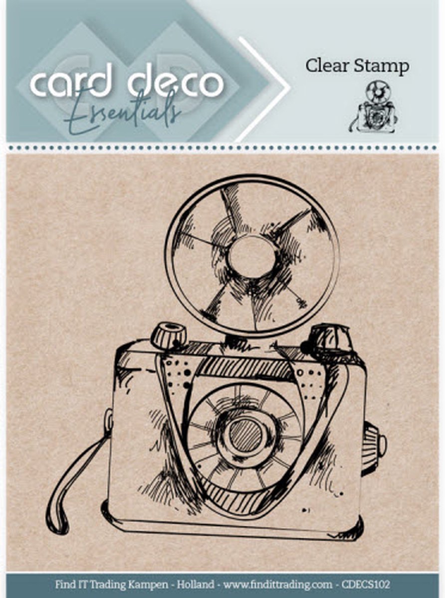 Card Deco Essentials Clear Stamps - Camera