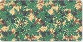 Muismat XXL - Bureau onderlegger - Bureau mat - Patronen - Jungle - Camouflage - 90x45 cm - XXL muismat