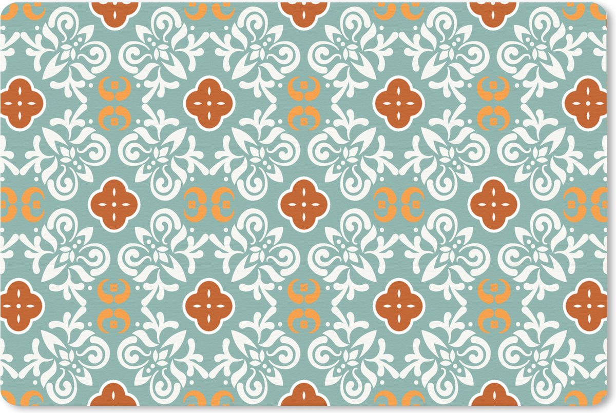 Muismat XXL 120x80 cm - Bureau onderlegger - Bureau mat Patronen - Bloemen - Abstract - Bureaumat - Gaming mousepad xl - Bureaulegger groot - Computer deskmat
