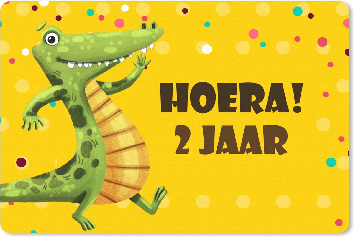 Muismat XXL 90x60 cm - Bureau onderlegger - Bureau mat Verjaardag kind - Cadeau - Dinosaurus - Bureaumat - Gaming mousepad xl - Bureaulegger groot - Computer deskmat