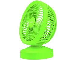 Trust - Ventu - USB Ventilator - Groen - Met powerbank 4400 mAh - Voor op het strand - op vankantie