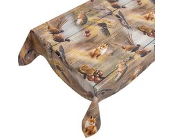 Tafelzeil PVC Fox / Wild- 140 x 350 cm