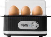 Bol.com GoodForce - Elektrische eierkoker - voor 6 eieren - met timer en alarm aanbieding