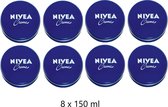 Nivea Cream Blue Family - Voordeelverpakking 8 x 150 ML