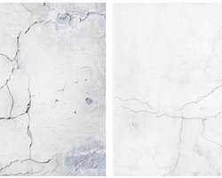 DW4Trading Dubbelzijdige Vinyl Achtergrond - Food en Product Fotografie - Backdrop - 87x57 cm - Oud Stucwerk