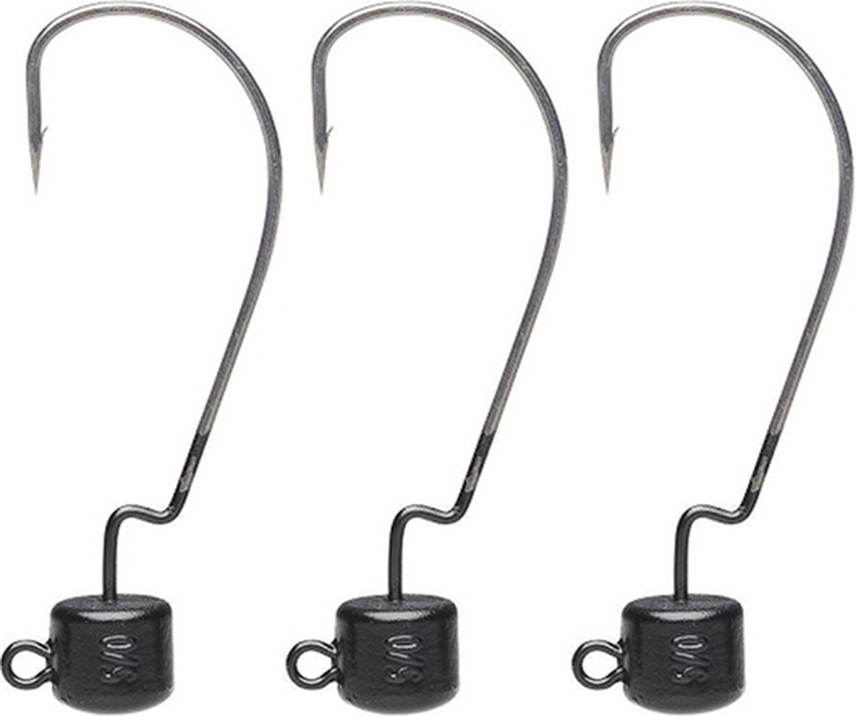 Savage Gear Ned Ewg Jighead - Matt Black - Haakmaat 5/0 - 5g - 3 Stuks - Loodkop - Mat Zwart