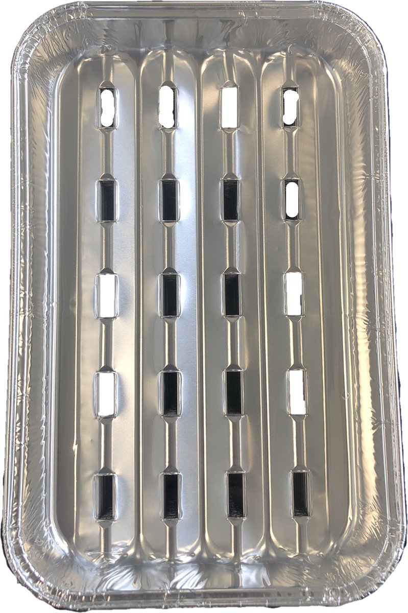 S'MART BBQ aluminium grillschalen 50 stuks 230x147x30mm (1x50 stuks)