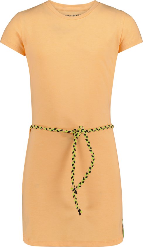 4President Robe à manches courtes pour filles Davina Neon Orange clair